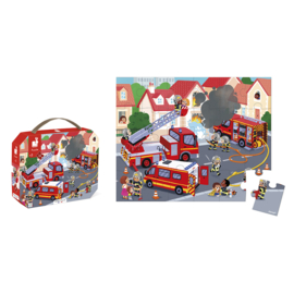 Janod  puzzel - de brandweer