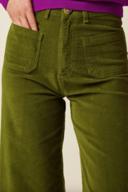 King Louie Paige Pocket Pants Baby Cord-Posey Green