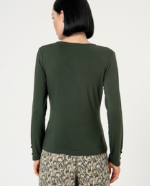 Surkana T-shirt roundneck Longsleeve Green 554NEBU014