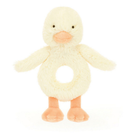 Jellycat - Bashful Duckling Ring Rattle