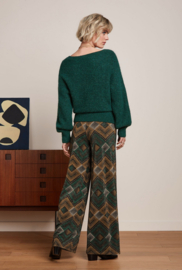 King Louie Sara Pants Morris-Para green