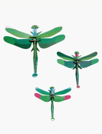 Studio Roof  Dragon flies set of 3