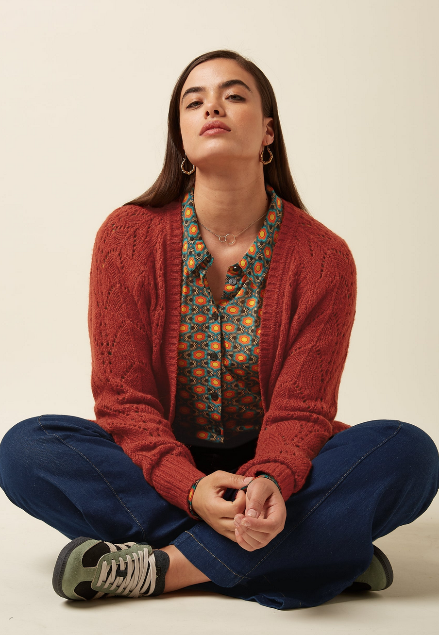 King Louie Bianca Cardi Orcia-Spicy Brown