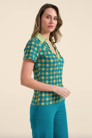 LaLamour-Suzy Top Short Sleeve- Vintage Fever