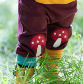 Little Green Radicals- Joggers Toadstool  knee patch