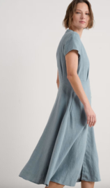 Seasalt Carved Wood Dress -Hail