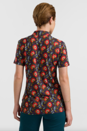 LaLamour-Sill Blouse-Purple Poppy