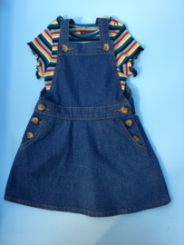 Petit Louie  pinafore dress chambray