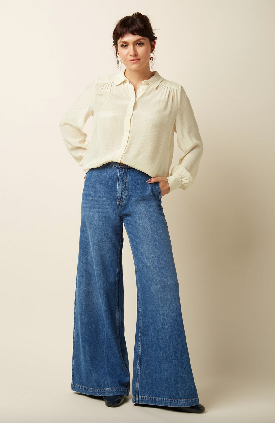 King Louie Peppa Pants Stone Denim-Blue Tint