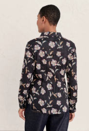 Seasalt  Larissa Shirt - Marble Flower Onyx