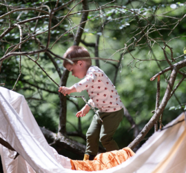 Little Green Radicals- Little Robin Organic set T-shirt en broek