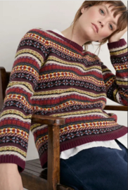 Seasalt Percella Cove Jumper-Float BurntWood Multi