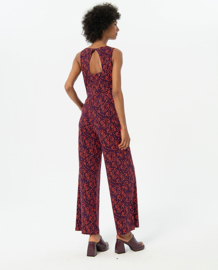 Surkana Sleeveless Jumpsuit Maroon 524GICO811