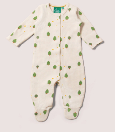 Little Green Radicals- Winter Trees Waffle Babysuit