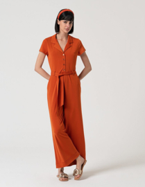 Surkana  Long Short Sleeve Jumpsuit-Tile  515LIMA811