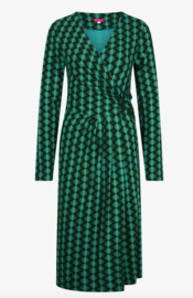 Tante Betsy Dress Janet Geo Mod Green