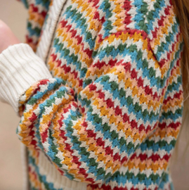Little Green Radicals-  Rainbow Days  Knitted Gardigan