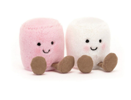 Jellycat  Amuseables Pink and White Marshmallows