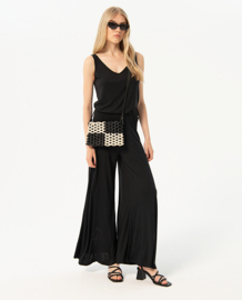 Surkana Long Palazzo Trousers Black 524NAWI514