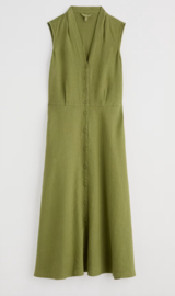 Seasalt Carved Wood Dress -Dark Citron