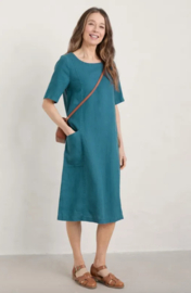 Seasalt Painting Class Dress Dark eden