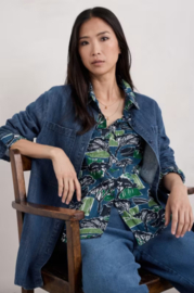 Seasalt  Larissa Shirt - Sketchbook Trees Sea Cave