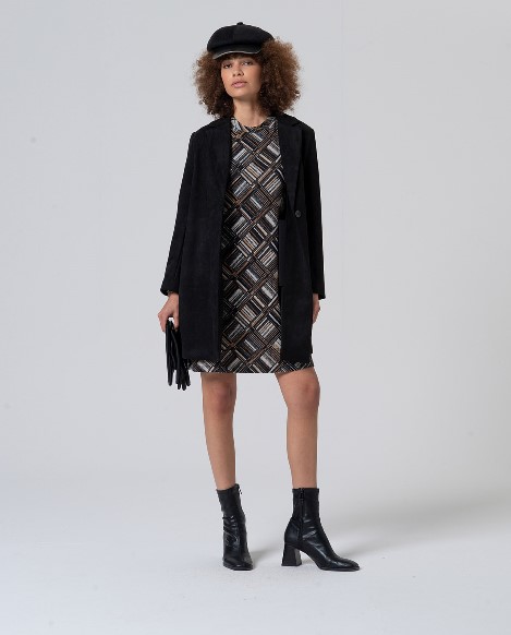 Surkana  Frock Jacket  Black 555LISU322