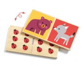 Djeco spel- Domino Wood DJ01625
