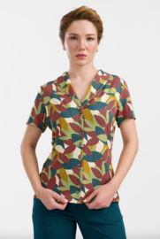 LaLamour-Iris Blouse-Leave
