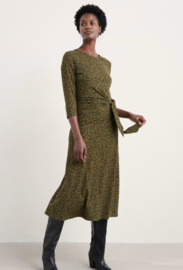 Seasalt -3/4 Fettling Dress Berry Branches Bright Olive