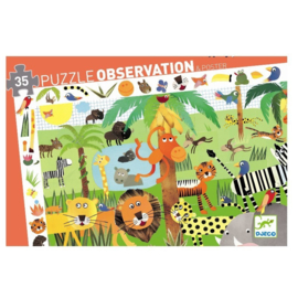 Djeco - observatiepuzzel  - de jungle DJ07590