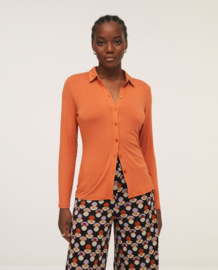 Surkana Shirt with long sleeves- Orange 552LIBO115