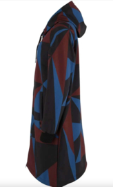 Danekarla softshell Black Ocean Triangulate