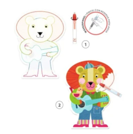 Djeco -  magisch kleuren - Animaloma-Len DJ09069