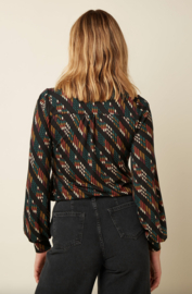 King Louie Maisie Blouse Lewis-Black