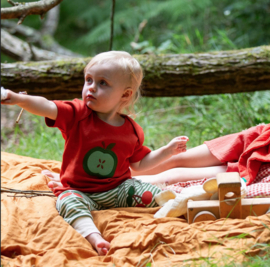 Little Green Radicals- Green Apple Organic Short Sleeve T-shirt