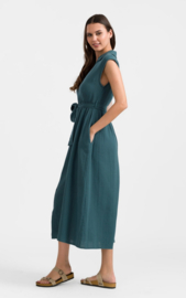 LaLamour-Nikki Dress-Crincle Petrol