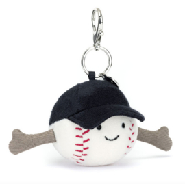 Jellycat Amuseables Sports BaseballBag charm