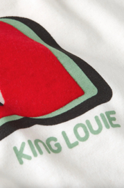 King Louie  Logo Tee Placement Print-Cream