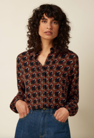 King Louie Alicia Blouse Calou-Spicy Brown