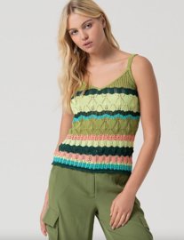 Surkana  Crochet Strap Top  525RECO026