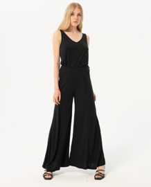 Surkana Long Palazzo Trousers Black 524NAWI514