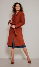 Very Cherry -Wool Long Coat Terra