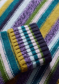 Seasalt Braque Jumper - Concertina Dark Citron multi