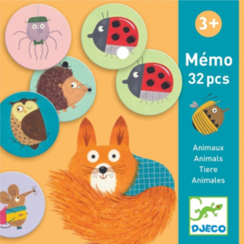 Djeco - memorie Animals 32 Pcs DJ08116