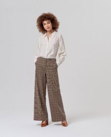 Surkana Wide -Leg Trousers with Fitted waist  566XIJA513