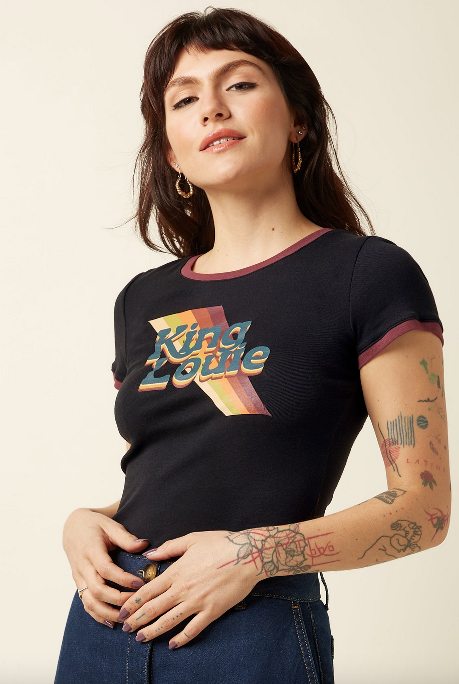 King Louie  Logo Tee -Black