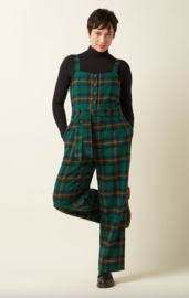 King Louie Ines Jumpsuit Leeds Check-Evening Blue