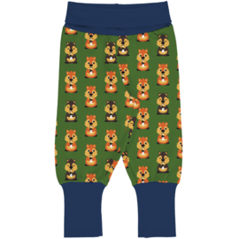 Maxomorra rib pants Garden Squirrel