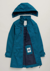 Seasalt  Coverack Waterproof Coat-Raincloud